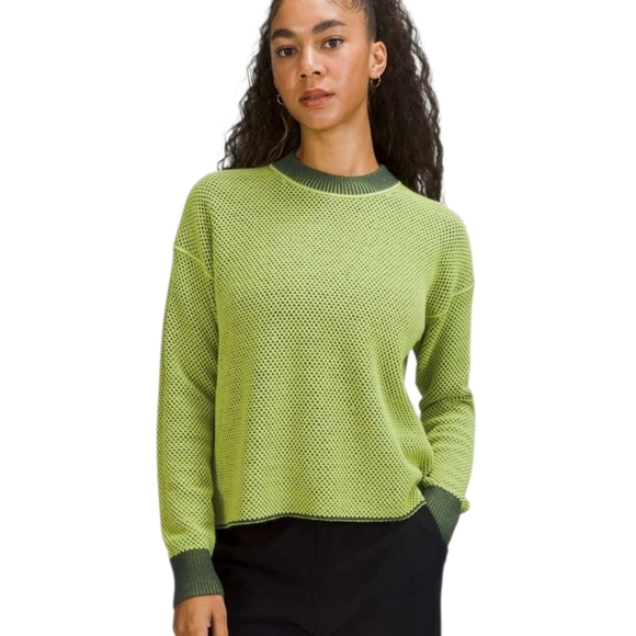 Lululemon Reversible Double-Knit Crew Neck Sweater - Picture 8 of 9